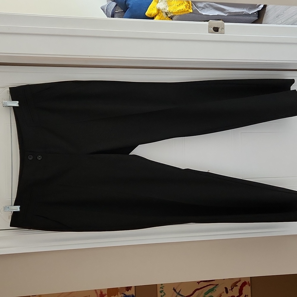Cambio black lightweight wool dress pants, size 14